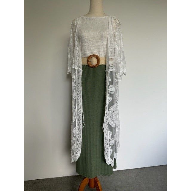 La Vie Boheme Duster - Ivory Lace