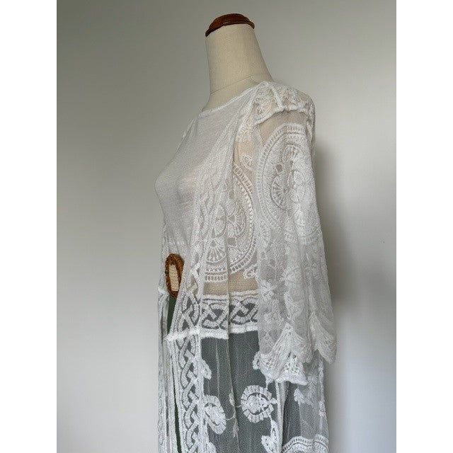 La Vie Boheme Duster - Ivory Lace
