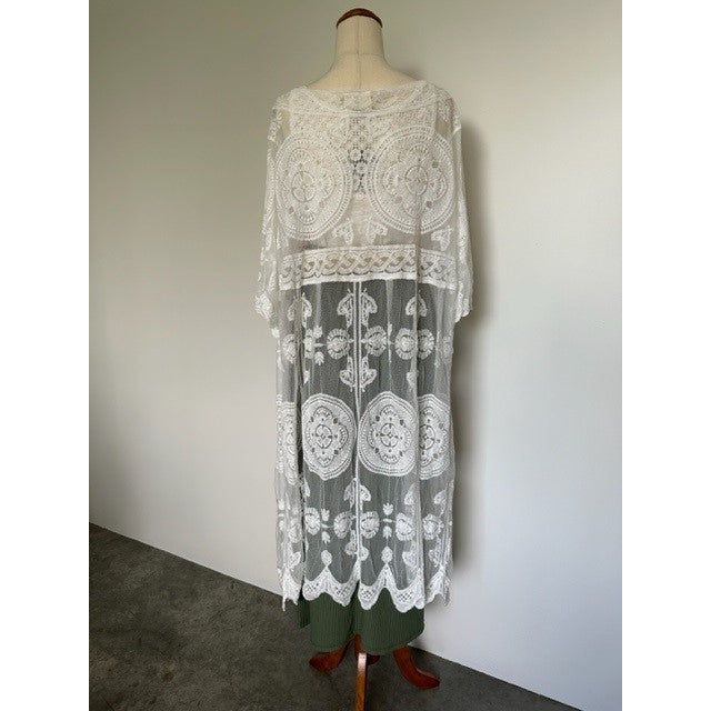 La Vie Boheme Duster - Ivory Lace