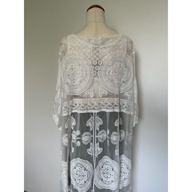 La Vie Boheme Duster - Ivory Lace