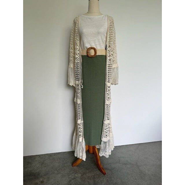 La Vie Boheme Duster - Cream Longline