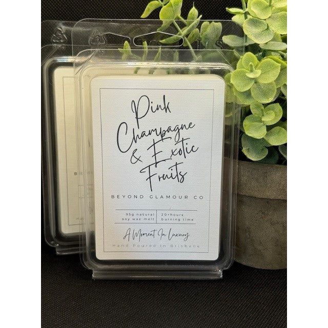 Coconut Soy Wax Melt - Pink Champagne & Exotic Fruits