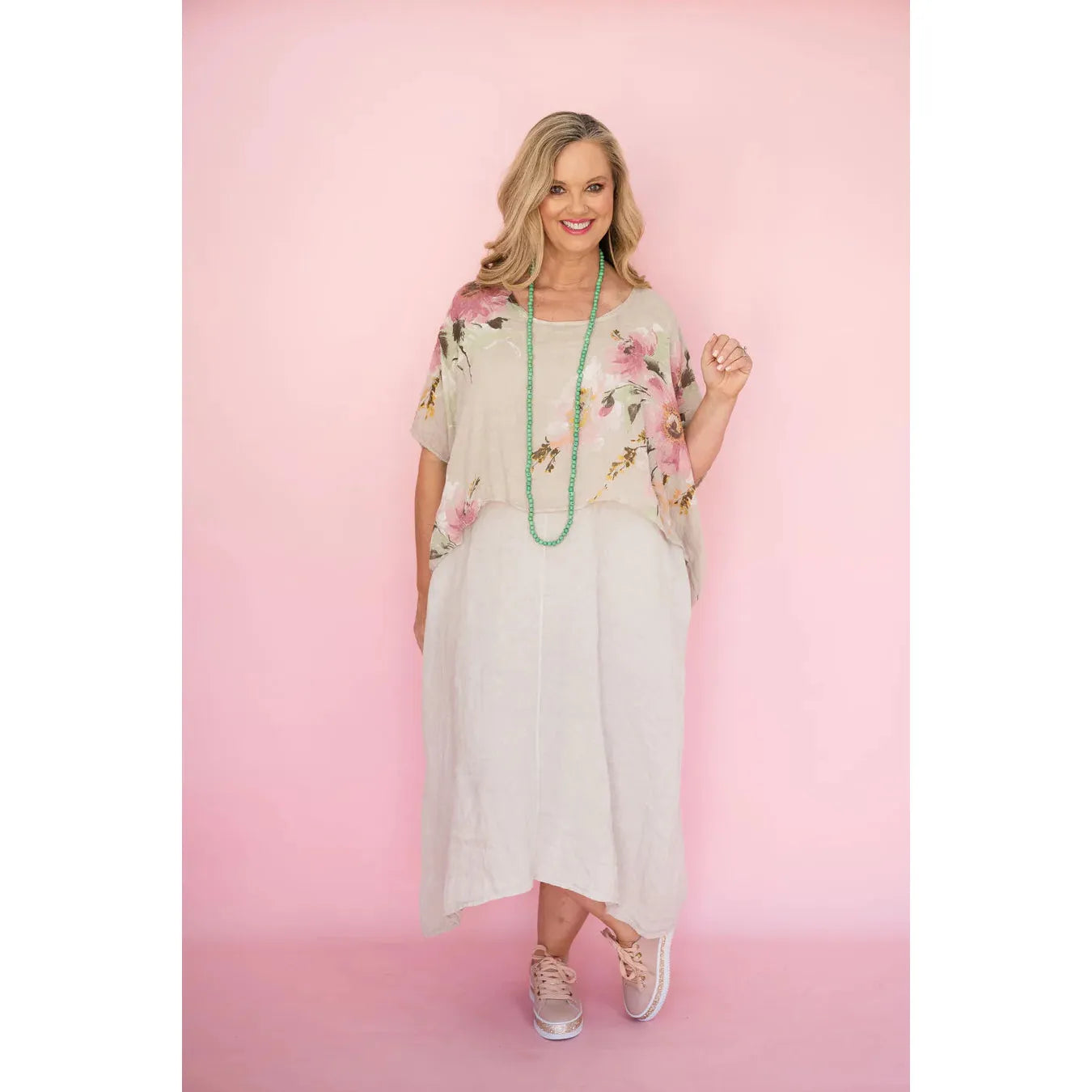 Tia Linen Floral Top