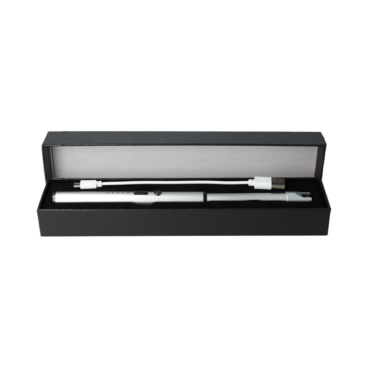 Rechargeable Laser Lighter - Silver