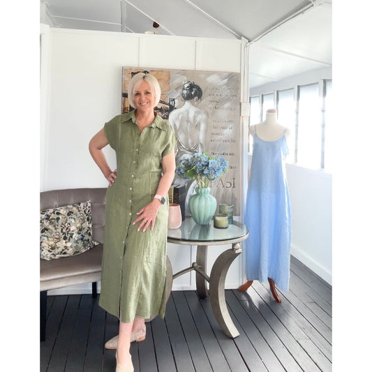 Jemina Dress - Sage