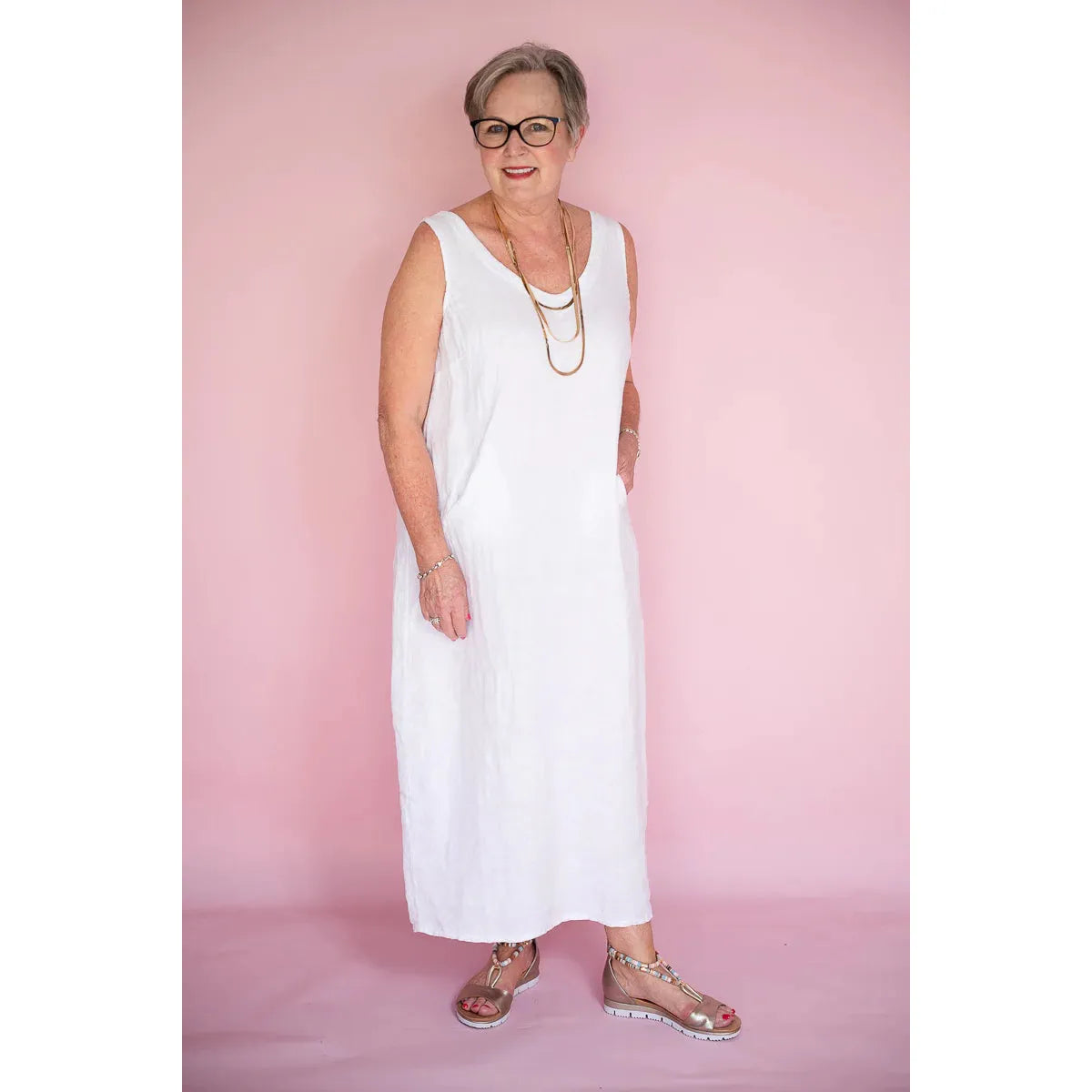 Lisa Linen Dress