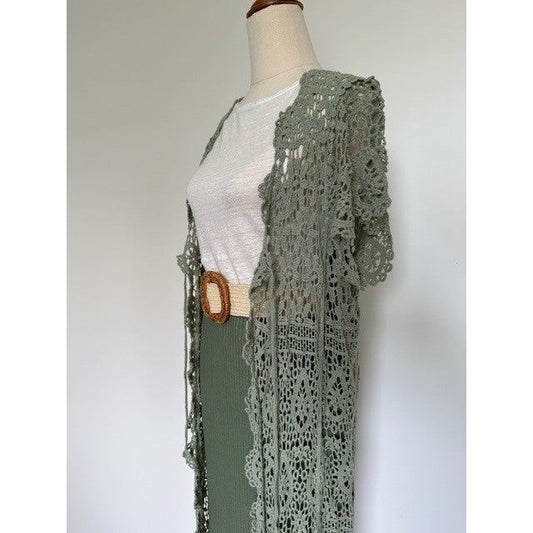 La Vie Boheme Duster - Sage Longline