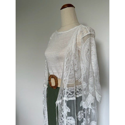 La Vie Boheme Duster - Ivory Lace