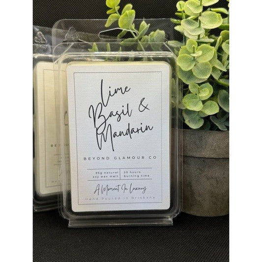 Coconut Soy Wax Melt - Lime Basil & Mandarin