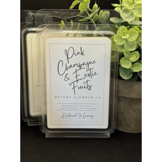 Coconut Soy Wax Melt - Pink Champagne & Exotic Fruits