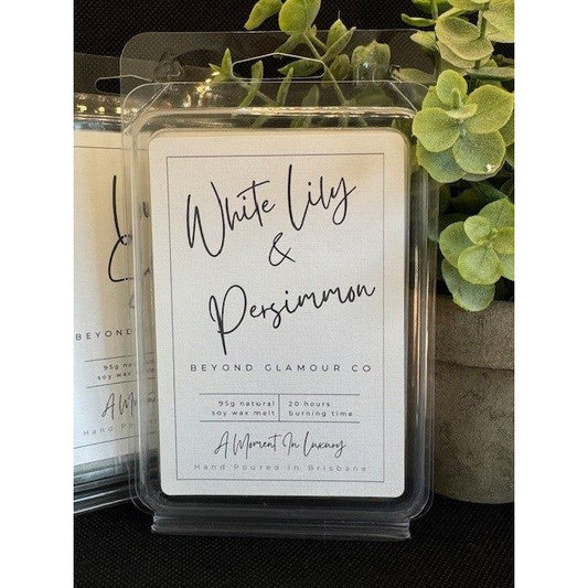Coconut Soy Wax Melt - White Lily & Persimmon